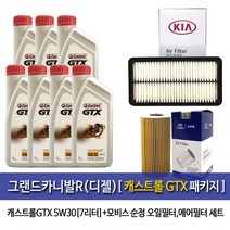 캐스트롤 그랜드카니발R 2.2디젤 캐스트롤GTX (1Lx7개)7L 엔진오일2F100-4D000, 1세트