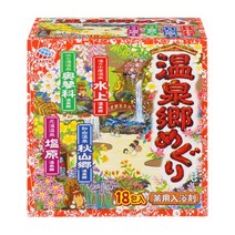 온천기행 아로마 온천 입욕제, 30g, 18입