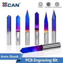엔드밀 드릴밀 xcan v 모양 pcb 조각 비트 텅스텐 카바이드 3d 밀링 커터 6mm 생크 라우터 비트 2025306090도 cnc 조각 비트, 30dx0.6