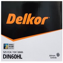 델코 DIN60HL 자동차배터리 폐반납 (내차 밧데리 확인후 구매 필수), DIN60HL_대여안함_폐전지반납