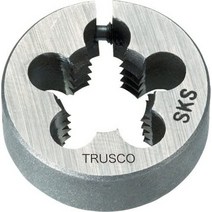 일본직발송 10. 트러스코 나카야마(TRUSCO) TRUSCO (트러스코) 원형 다이스 25 직경 유니파이 나사 516UNF, One Color, 516UNF24,유니파이 나사_One Co