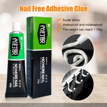 다목적 접착제 빠른 건조 강력한 실란트 고정 문구류 유리 금속 세라믹용 네일 프리 30g 60g, [02] 30g