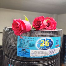 (국산) 편조실드(AMSB) UL2464 AWG26x2C 10M 절단판매 /실드케이블/통신케이블/센스전선