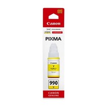 JVZ731633PIXMA G1900 노랑(70ml) GI-990Y 캐논 정품잉크, 1