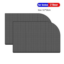 레이모기장 스타렉스 펠리세이드 호환 모기장2/4Pcs 자동차 태양 그늘 사이드 창 커튼 커버 UV 보호 바이저, 02 Rear for Sedan