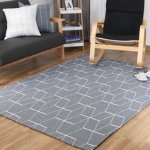 쏘메일 헥사곤 사계절 러그 100x150cm