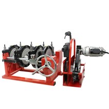 PE 융착기 배관 파이프 웰딩기 산업용 도킹 맞대기, (50)63-160 전문 등급 핸드 크랭크4링