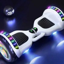 호버보드 자동 전진 출퇴근용 통학용 두발 전동휠, 상세 페이지 참고, 화이트