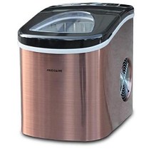 Frigidaire 컴팩트 제빙기 아이스메이커 26 Lbs, 구리 스테인리스