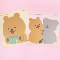 코코카 귀여운 쿼카 코알라 캐릭터 마우스패드2 세트, 타입당 1개씩 총 2개
