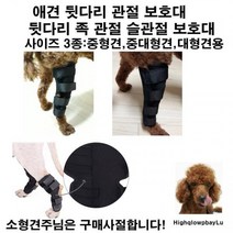 강아지보조기 애완견 반려동물 관절 무릎 뒷다리 발토시 보호대, XL-초대형견