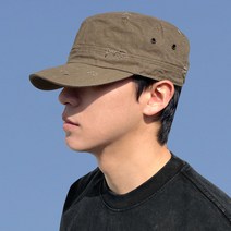 64cm 빅사이즈 데미지 군모 3컬러 밀리터리 캡 모자 군대 군인 대두 남자 여자