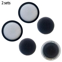 로봇청소기2pcs 필터 스폰지 eureka br5 br7 br8 가정용 청소 도구 무선 스틱 진공 청소기 필터 부품 스위퍼 액세서리, 없음