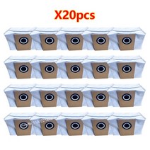 스마트 Viomi Alpha 2 Pro 로봇 진공 청소기 대용량 부직포 먼지 봉투 액세서리 교체 가정용, 02 20pcs