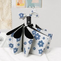 JOY NARA 원 터치 플라워 3단 자동 우양산