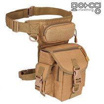 레그백 루어 가방 낚시 다리 허벅지 군인 전술 크로스, 블랙