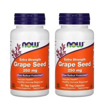 나우푸드 그레이프씨드 포도씨추출물 250mg 90 베지캡슐 2팩