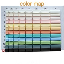 Diy 기계식 키보드 xda 키 캡 11 색 보조 키 캡 pbt 키 캡 1.25u1.5u1.75u2u2.25u2.75u3u 스페이스 바, 색상 6, 2.75u 2개