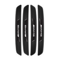 고무 자동차 문 긁힘 방지 스트립 벤츠용 AMG W108 4 개입, 04 Black For AMG