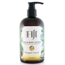 Organic Fiji 너리싱 로션 with 오가닉 코코넛 오일 파인애플 코코넛, 354ml, 1개