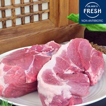 [도축 4일내 초신선] 닥터안스프레쉬 (냉장) 무항생제 한돈 앞다리살 수육용, 2kg