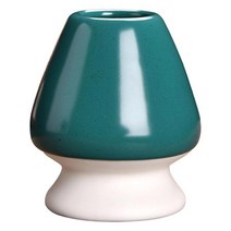 차 티 용품도자기 말차 거품기 홀더 일본 도구 용기 스탠드 초보자용, 01 Dark Green