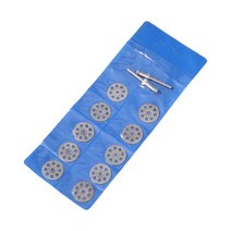 12 개/대 미니 로타리 도구 다기능 원형 톱 블레이드 다이아몬드 플렉시 유리 마노 옥 커팅 휠 디스크 컷, 02 20mm