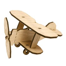 아기 목재 입체퍼즐 - 영공방 아기 복엽기, 단품, 단품