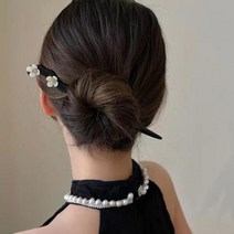 (5종) 비녀 나무 고풍 머리장식 포인트 띠 올림 한복 전통장신구 반묶음 꽂는법 꽂이