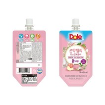 Dole 곤약젤리 130ml X 10개X 4박스 - 자스민복숭아, 40개