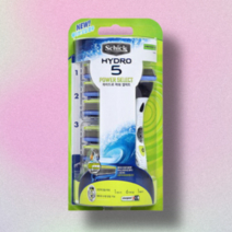 쉬크 하이드로5 보습면도 베이스 면도기+날6입