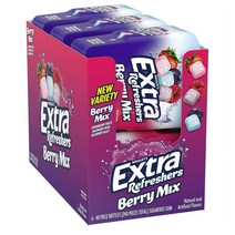 Extra Refreshers Berry Mix Gum 리프레셔 베리믹스 껌 40개입 6팩