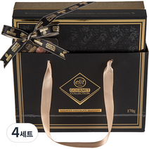 엘리트 고메 어쏘티드 셀렉션 초콜렛 세트 블랙, 170g, 4세트