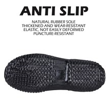 WTW 여성용 레인 부츠 방수 고무 머크 부츠 와이드 카프 네오프렌 단열 겨.. 정품보장, Black Marble