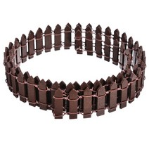 차폐휀스 담장공사 단독 주택 카페 담장 펜스 정원 마당 새로운 나무 미니어처 울타리 1005cm1003cm 조경 집 장식을 위한 인공 미니 울타리, 커피 3cm