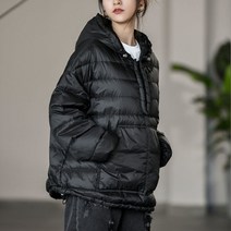 여성경량패딩 겨울 코트 자켓 후드 코튼 자켓 후드 스웨트 셔츠 느슨한 패션 탑스 뉴 풀오버