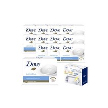 도브 비누 화이트바 135g 12개 +, 도브 비누 대용량 센서티브바 135g 12개 + 증정