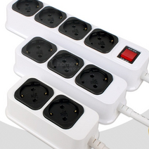 원터치 클릭탭 안전 절전형 멀티탭 콘센트, 3구 5m