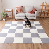 엠보싱 쿠션 타일 카페트 층간소음 미끄럼방지 매트1p