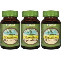 뉴트렉스하와이 하와이안 스피룰리나 퍼시피카 500mg 타블렛 글루텐 프리 비건, 200개입, 3개