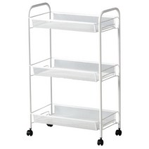[withIKEA]이케아 HORNAVAN 호르나반 3단 카트 트롤리, 조립외 제품 서비스 동영상 별도 제공
