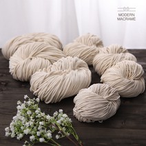 마크라메실 내추럴 면로프 타래 48합-240합 재료실 모던 뜨개실 모자뜨기 매듭 공예