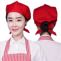 웰컴가운 CA70 리본 베레모 프렌차이즈 캐셔 베이커리 카페, CA70_브라운