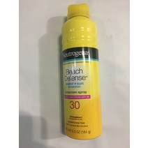 선크림 뉴트로지나 선크림 스프레이 워터+선 프로텍션 SPF 30 6.5온스 Exp.
