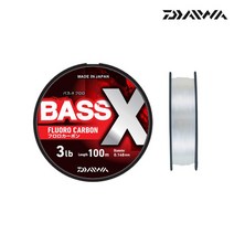 다이와 배스X 후로로 100m 카본라인 배스낚시, 3LB
