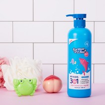 포멀비 키즈 3in1 어린이 바디워시 샴푸 올인원 500ml 복숭아향