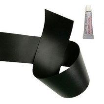 에어 미끄럼틀 50*1000mm 키트 펑크 접착제 수영 풍선 패치 PVC 수리 카누 풀 보트, 05 Black