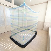 기타 블루 솔 사각모기장 초소 1인 국내제작, 상세페이지 참조