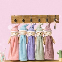 [1+1 무료배송]곰돌이 인형 핸드타올 주방 욕실 수건, 곰돌이 인형 핸드타올/인디핑크, 곰돌이 인형 핸드타올/스카이