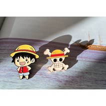 [달동네공방] 원피스 시리즈 2종 뱃지 브로치 귀여운 패션소품 캐릭터 뱃지